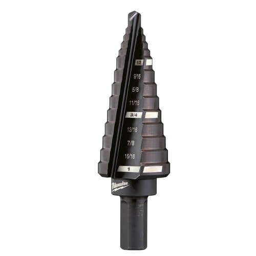 Main product image of #8 Step Drill Bit, 1/2" to 1"