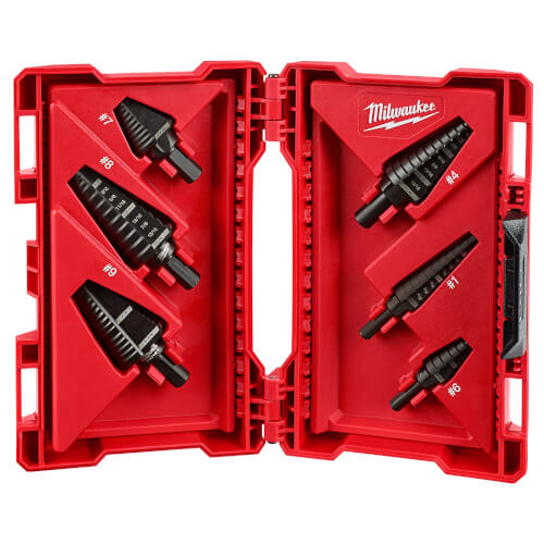 Main product image of 6 Piece Black Oxide Step Drill Bit Set