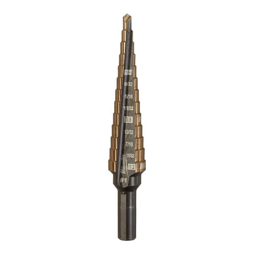 Main product image of #1 Cobalt Step Drill Bit, 1/8" to 1/2"