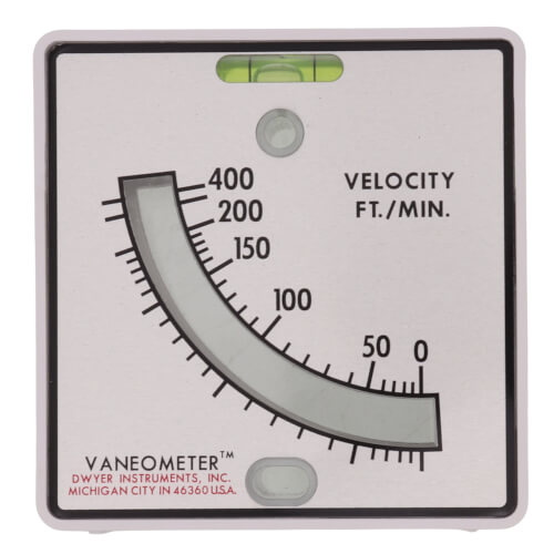 480DWYER Dwyer 480DWYER Vaneometer Swing Vane Anemometer (25400 FPM)