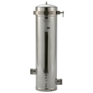 Main product image of Aqua-Pure SS8 EPE-316L, Stainless Steel Whole House Water Filter Housing (Holds 8 Cartridges)