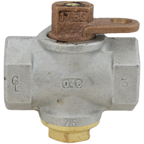 4810139 AY McDonald 4810139 560G 3/4" FNPT Zinc Gas Plug Valve