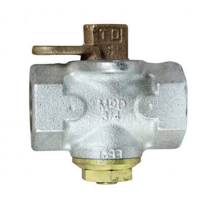 Main product image of 560G 1-1/2" FNPT Zinc Gas Plug Valve Lockwing (175 PSI)