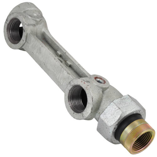 Main product image of 6610 1" x 1" x 1" Horizontal Inlet/Outlet Cast Iron Meter Bar (6" Length)
