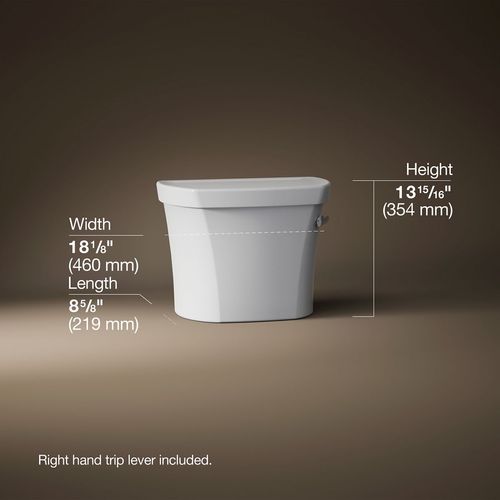 Main product image of Wellworth 1.28 gpf Right-Hand Toilet Tank (White), K-4841-RA-0