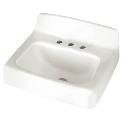 Main product image of Regalyn Wall-Hung Sink With 4" Centerset, for Wall Hanger (White)