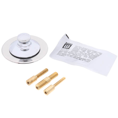 Main product image of Universal NuFit Push Pull Tub Closure with Grid Strainer, Silicone and all 3 Combo & Trip Lever Pins (Chrome Plated)