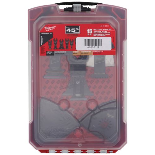 Main product image of Universal Fit OPEN-LOK Oscillating Multi-Tool Blade Kit w/ Modular Case (15 Piece)