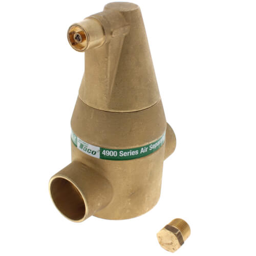 Main product image of 1-1/2" Brass 4900 Series Air Separator (Sweat)