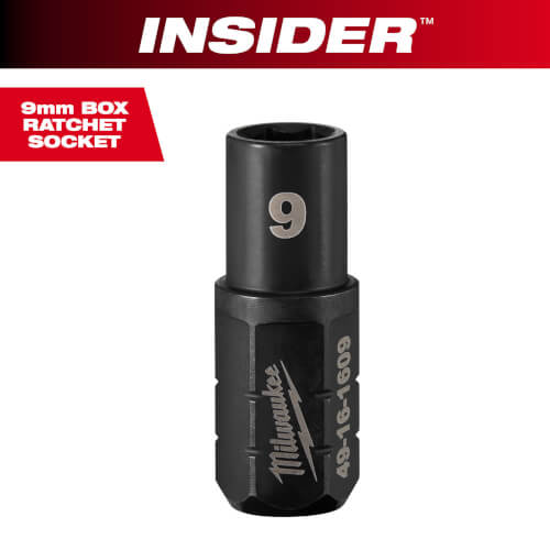 Main product image of INSIDER Box Ratchet Socket 6 Point 9mm