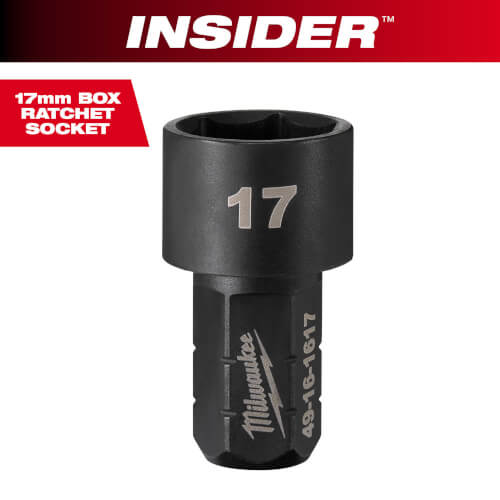 Main product image of INSIDER Box Ratchet Socket 6 Point 17mm