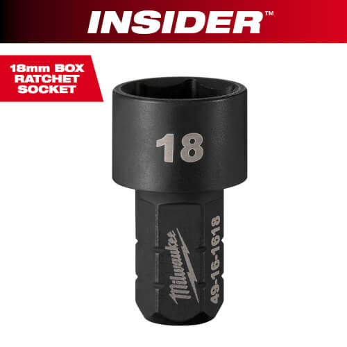 Main product image of INSIDER Box Ratchet Socket 6 Point 18mm