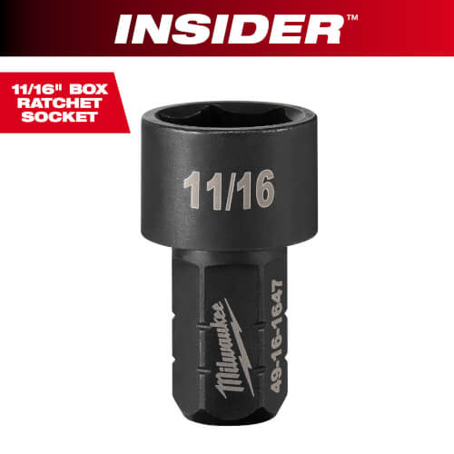 Main product image of INSIDER Box Ratchet Socket 6 Point 11/16"