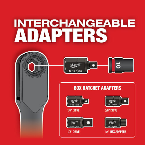 Main product image of INSIDER Box Ratchet 1/4" Hex Adapter