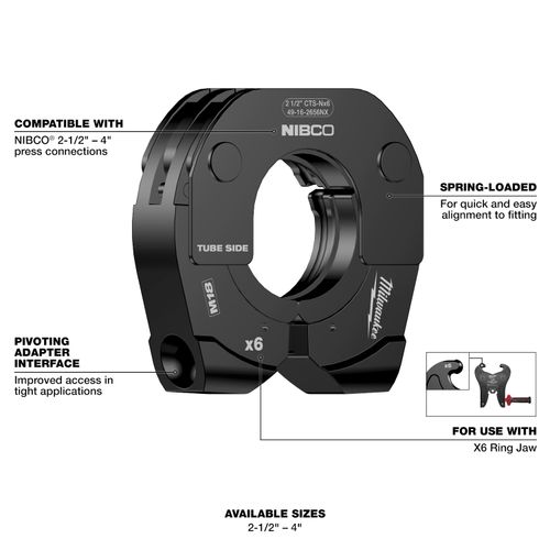 Main product image of 4" Nibco Press Ring For Use With M18 FORCE LOGIC Long Throw Press Tool