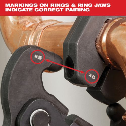 Main product image of X5 Ring Jaw For M18 FORCE LOGIC Press Tools