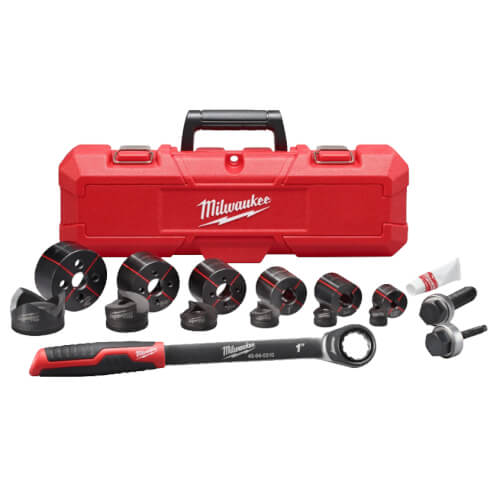 Main product image of EXACT Knockout Hand Ratchet, Punch, and Die Set (1/2" - 2")