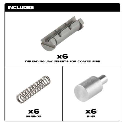 Main product image of Threading Jaw Inserts for Coated Pipe