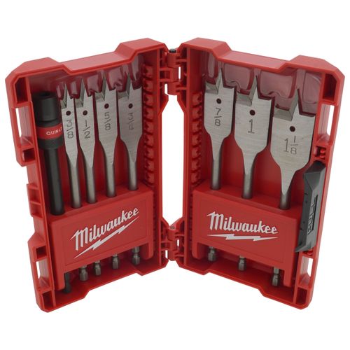 Main product image of 8 Piece 6" Universal Flat Boring Bit Set