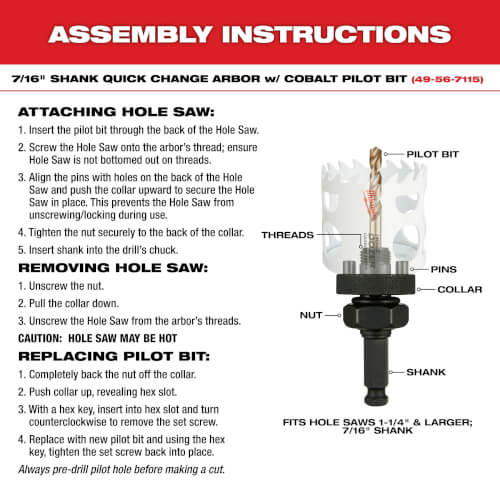 Main product image of 16 Piece Hole Dozer Plumber's Hole Saw Kit