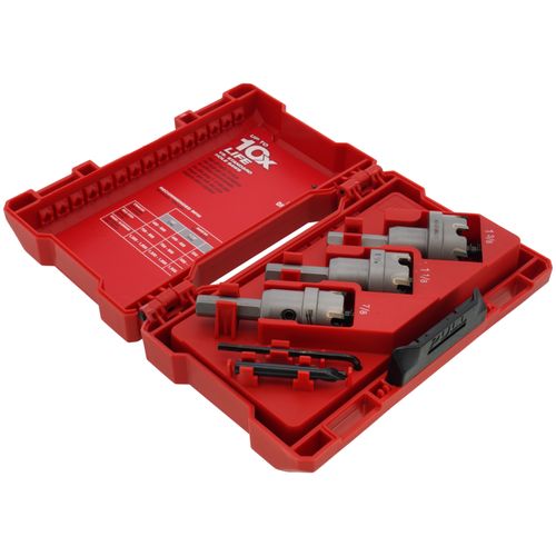 Main product image of 4 Piece One-Piece Carbide Hole Cutter Set