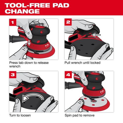 Main product image of 6" Pressure Sensitive Adhesive Sander Backing Pad – Firm