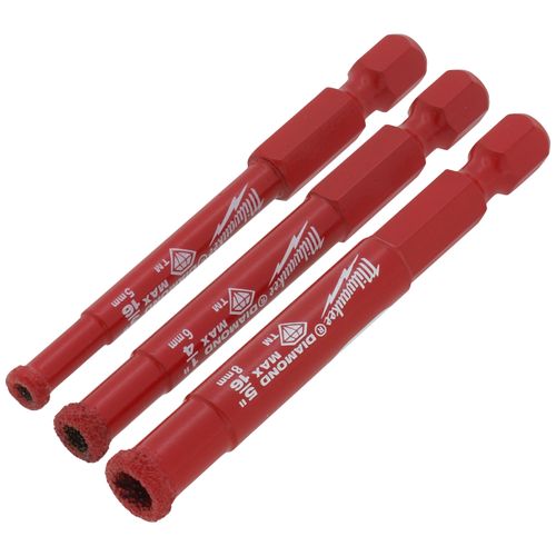 Main product image of 3 Piece Diamond Max Diamond Grit Hole Saw Set
