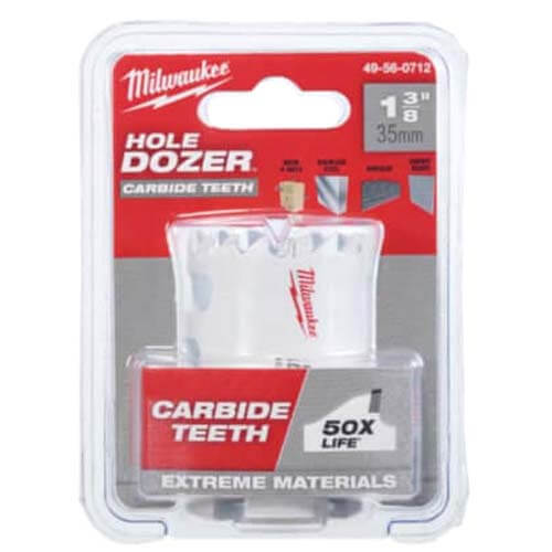 Milwaukee 49-56-0167 Hole Dozer Hole Saw – 2-7/8 Inch Diameter, Bi-Metal