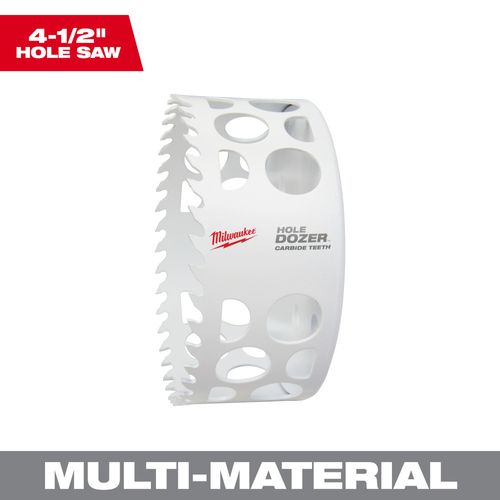Main product image of 4-1/2" Hole Dozer Hole Saw w/ Carbide Teeth