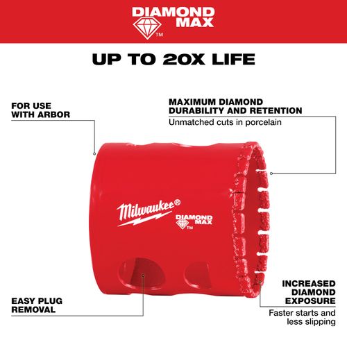 Main product image of 1-3/4" Diamond Max Hole Saw