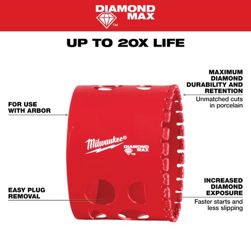 Main product image of 2-3/8" Diamond Max Hole Saw
