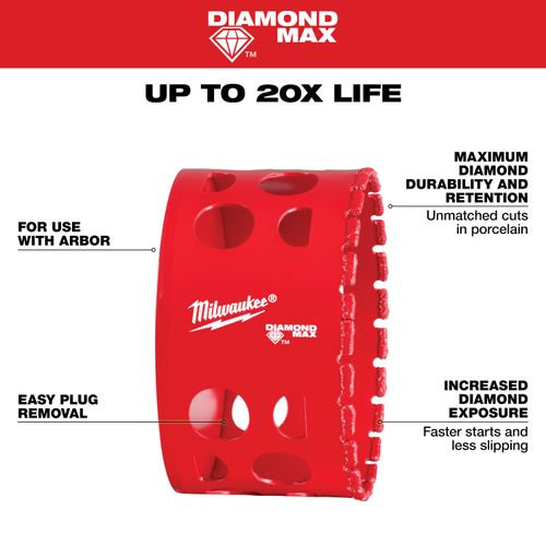 Main product image of 3" Diamond Max Hole Saw