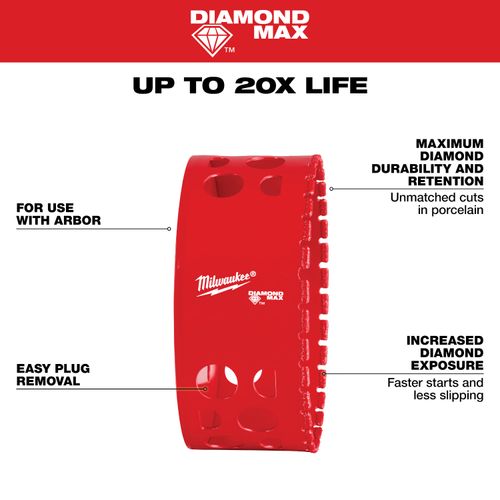 Main product image of 4" Diamond Max Hole Saw
