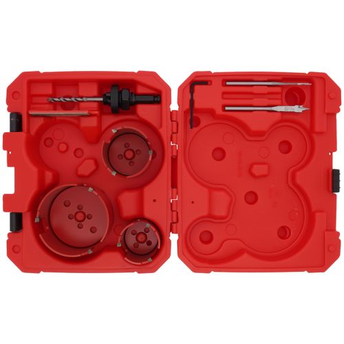 Main product image of 7 PC Big Hawg Hole Saw w/ Carbide Teeth Kit