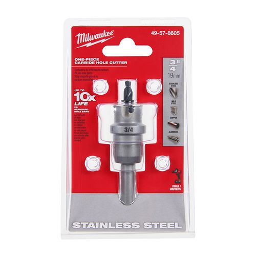 Main product image of 3/4" One-Piece Carbide Hole Cutter