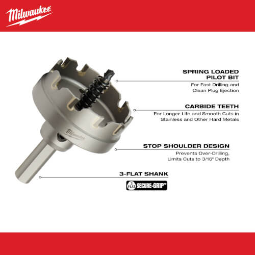 Main product image of 2" One-Piece Carbide Hole Cutter