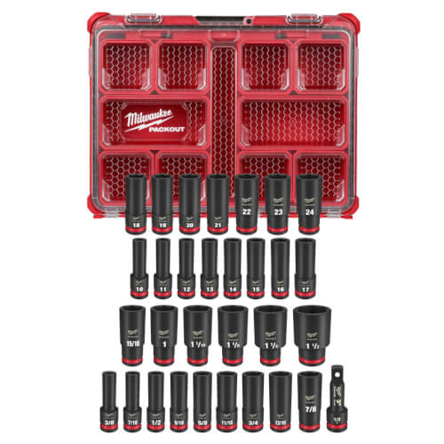 Main product image of SHOCKWAVE Impact Duty Socket 1/2" Drive PACKOUT Set (31 Piece)