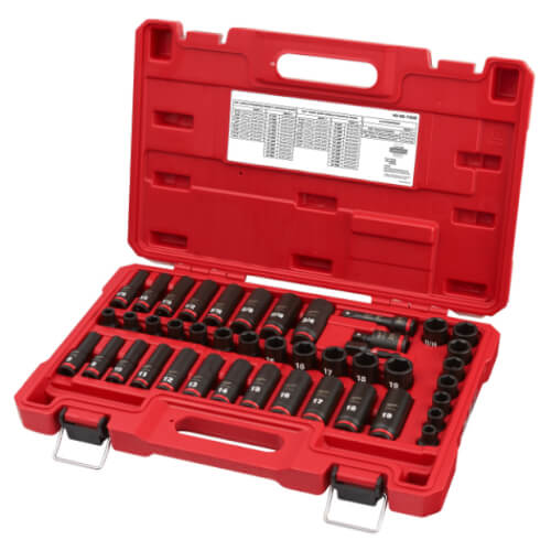 Main product image of SHOCKWAVE Impact Duty 3/8" Drive SAE & Metric Deep 6 Point Socket Set (43 Pieces)