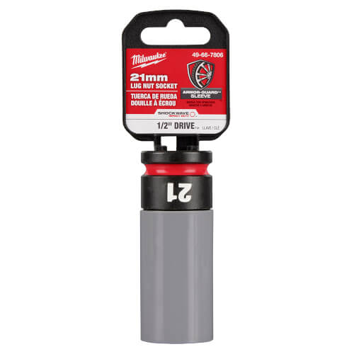 Main product image of SHOCKWAVE Impact Duty 1/2" Drive 21mm Metric Lug Nut Wheel Socket