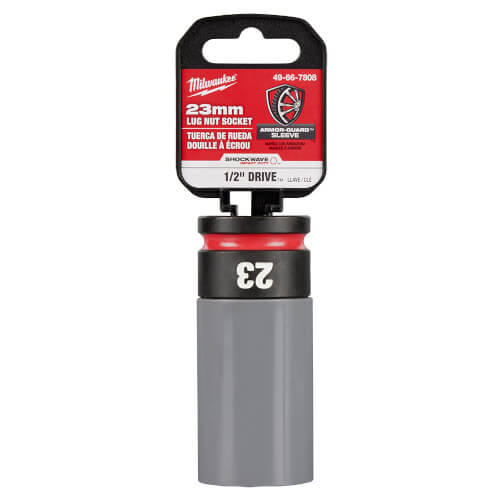 Main product image of SHOCKWAVE Impact Duty 1/2" Drive 23mm Metric Lug Nut Wheel Socket
