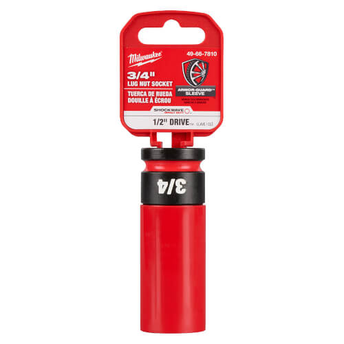 Main product image of SHOCKWAVE Impact Duty 1/2" Drive 3/4" SAE Lug Nut Wheel Socket