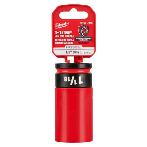 Main product image of SHOCKWAVE Impact Duty 1/2" Drive 1-1/16" SAE Lug Nut Wheel Socket