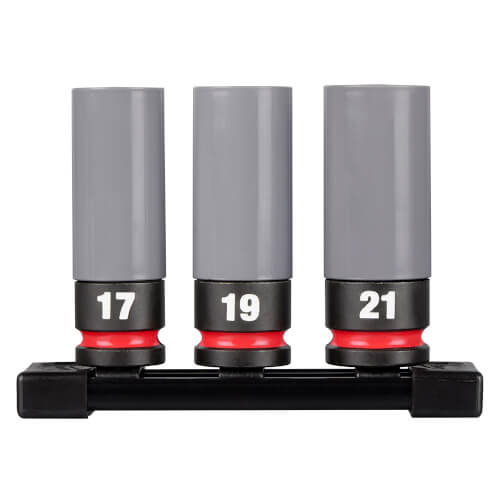 Main product image of SHOCKWAVE Impact Duty 1/2" Drive Metric Lug Nut Wheel Socket Set (3 Piece)