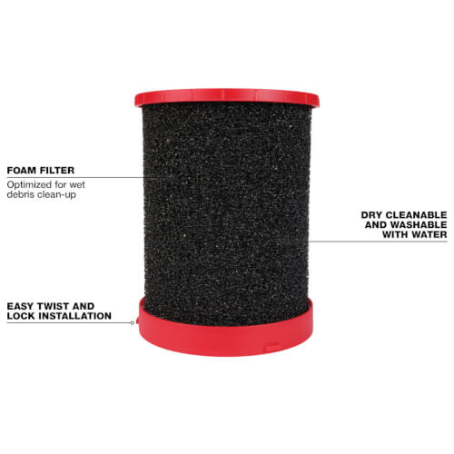 Main product image of Large Wet/Dry Vacuum Foam Wet Filter