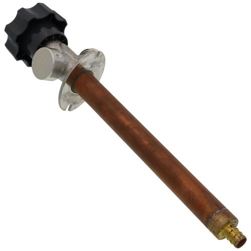 Main product image of 490X 8" Anti-Siphon Wall Hydrant, 1/2" PEX Crimp, Gray Handle, Diamond