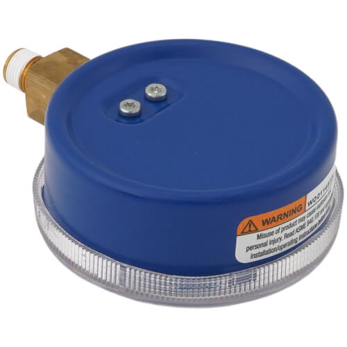 49036 Yellow Jacket 49036 21/2" Blue Compound Manifold Gauge, R410A