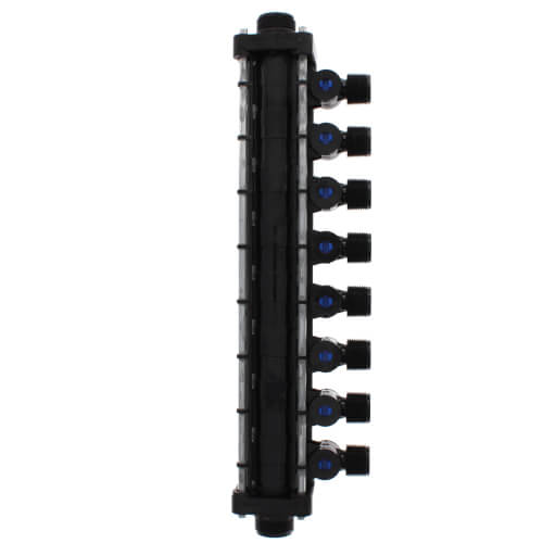 Main product image of 1/2" PEX Press Polymer MiniBloc - 8 Outlets (Lead Free)
