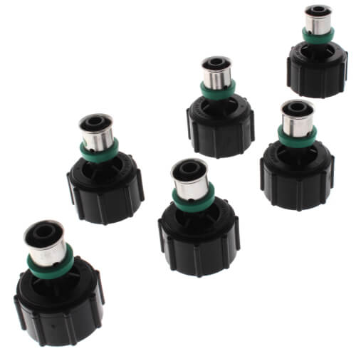 Main product image of 3/8", 14 Port Zero Lead PEX Press Polymer MANABLOC (6 hot, 8 cold)