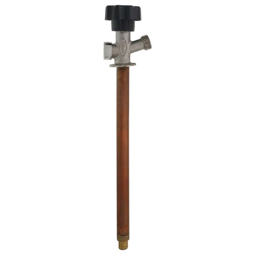 Main product image of 492FX 12" Anti-Siphon Wall Hydrant, 3/4" PEX Crimp, Gray Handle, Diamond