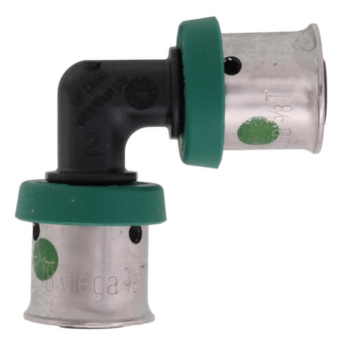 Main product image of 3/8" PEX Press PureFlow Polymer 90-Degree Elbow (Lead Free)